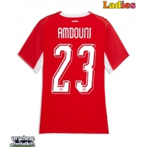 Switzerland Zeki Amdouni #23 Replica Home Shirt Ladies World Cup 2026 Short Sleeve